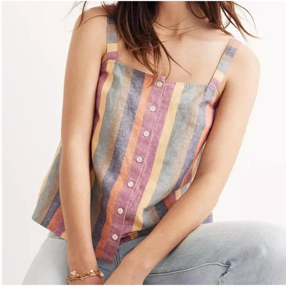 Madewell Colorful Linen Tank